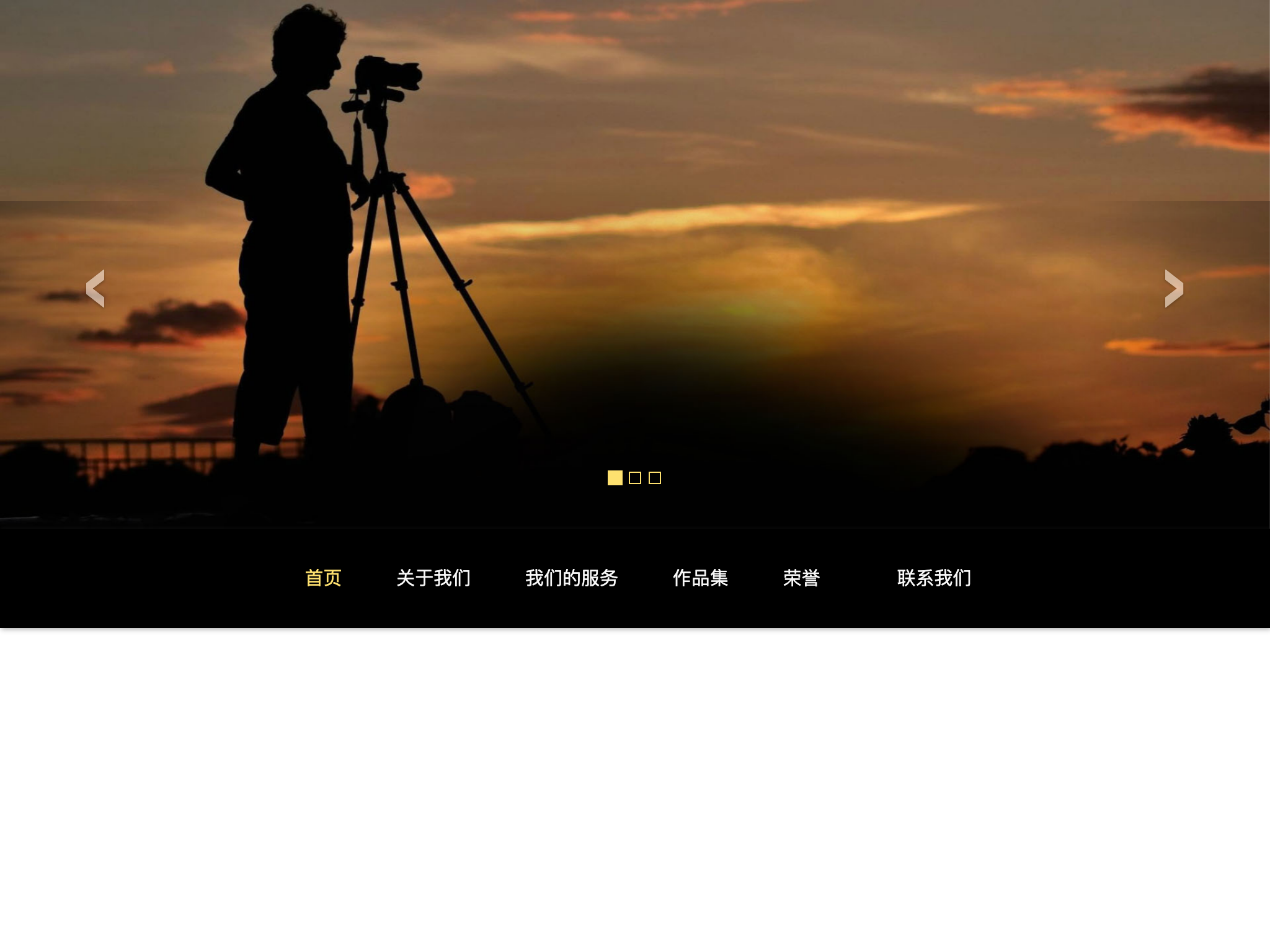 Photography Bootstrap Template